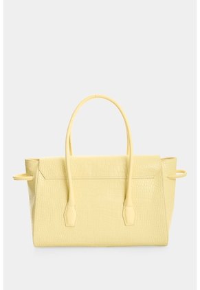 Shopping En Cuero Croco Para Hombre Shopping En Cuero Croco Para Hombre Amarillo VÉLEZ