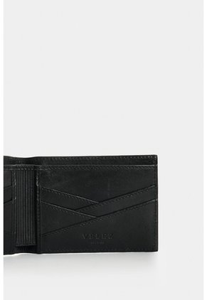 Billetera En Cuero Para Hombre Oasis Billetera En Cuero Para Hombre Oasis Negro VÉLEZ