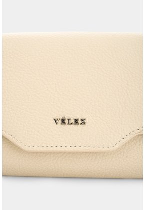Porta Chequera En Cuero Para Mujer Damasco Porta Chequera En Cuero Para Mujer Damasco Crema VÉLEZ
