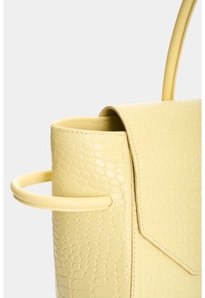 Shopping En Cuero Croco Para Hombre Shopping En Cuero Croco Para Hombre Amarillo VÉLEZ