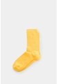 Calcetines Media Pierna Acanalado Para Hombre Calcetines Media Pierna Acanalado Para Hombre Amarillo XS VÉLEZ de Vélez