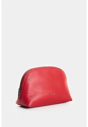 Cosmetiquera De Cuero Para Mujer Nacre Cosmetiquera De Cuero Para Mujer Nacre Rojo VÉLEZ