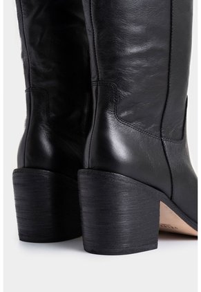 Botas Zolan De Cuero Para Mujer Caña Alta Botas Zolan De Cuero Para Mujer Caña Alta Negro 34 VÉLEZ