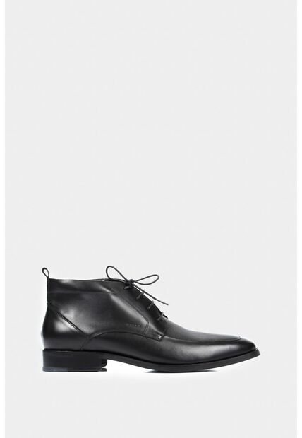 Botas Office De Cuero Para Hombre Cortes Básicos Negro Botas Office De Cuero Para Hombre Cortes Básicos Negro 38 VÉLEZ