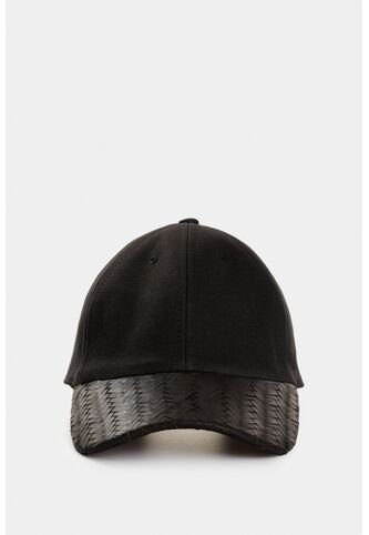 Gorra 6 Paneles En Dril Y Cuero Para Hombre Circe Gorra 6 Paneles En Dril Y Cuero Para Hombre Circe Negro S VÉLEZ Vélez