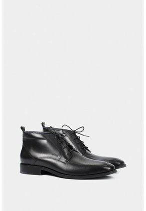 Botas Office De Cuero Para Hombre Cortes Básicos Negro Botas Office De Cuero Para Hombre Cortes Básicos Negro 38 VÉLEZ