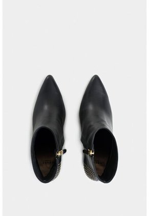 Botines Office Kira De Cuero Para Mujer Mini Taches Botines Office Kira De Cuero Para Mujer Mini Taches Negro 35 VÉLEZ
