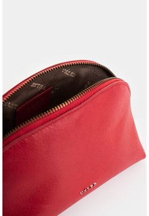 Cosmetiquera De Cuero Para Mujer Nacre Cosmetiquera De Cuero Para Mujer Nacre Rojo VÉLEZ