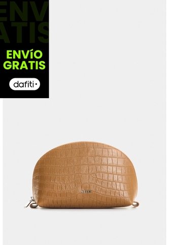 Cosmetiquera De Cuero Grabado Para Mujer Luminia Cosmetiquera De Cuero Grabado Para Mujer Luminia Miel VÉLEZ Vélez