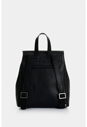 Morral Rosario De Cuero Para Mujer Corte Hexagonal Morral Rosario De Cuero Para Mujer Corte Hexagonal Negro VÉLEZ