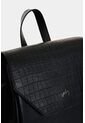 Morral Rosario De Cuero Para Mujer Corte Hexagonal Morral Rosario De Cuero Para Mujer Corte Hexagonal Negro VÉLEZ de Vélez