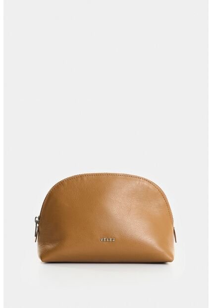 Cosmetiquera De Cuero Para Mujer Nacre Cosmetiquera De Cuero Para Mujer Nacre Miel VÉLEZ