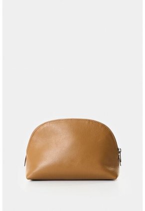 Cosmetiquera De Cuero Para Mujer Nacre Cosmetiquera De Cuero Para Mujer Nacre Miel VÉLEZ