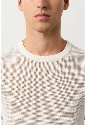 Camiseta Tejida Para Hombre Serrano Camiseta Tejida Para Hombre Serrano Crema XL VÉLEZ