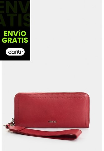 Billetera Porta Chequera De Cuero Para Mujer Arezzo Billetera Porta Chequera De Cuero Para Mujer Arezzo Rojo VÉLEZ Vélez