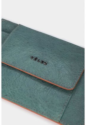 Porta Documentos Aventurina De Cuero Para Mujer Manija Removible Porta Documentos Aventurina De Cuero Para Mujer Manija Removible Agua Marina Vélez