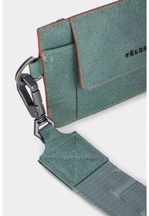 Porta Documentos Aventurina De Cuero Para Mujer Manija Removible Porta Documentos Aventurina De Cuero Para Mujer Manija Removible Agua Marina Vélez