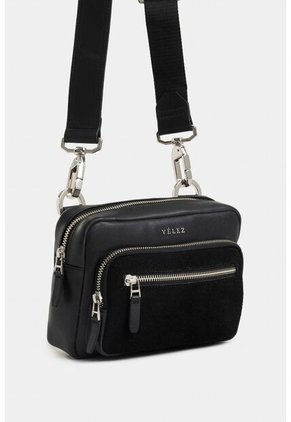 Manos Libres Bright De Cuero Para Hombre Detalle Gamuzado Manos Libres Bright De Cuero Para Hombre Detalle Gamuzado Negro VÉLEZ