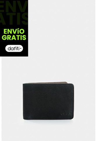 Billetera De Cuero Para Hombre Tessa Billetera De Cuero Para Hombre Tessa Negro VÉLEZ Vélez
