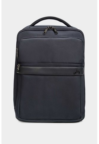 Morral Bolt De Cuero Y Lona Para Hombre Bolsillos Frontales Azul Oscuro Morral Bolt De Cuero Y Lona Para Hombre Bolsillos Frontales Azul Oscuro VÉLEZ Vélez