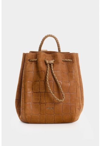Morral En Gamuza Para Mujer Bruma Morral En Gamuza Para Mujer Bruma Miel VÉLEZ Vélez