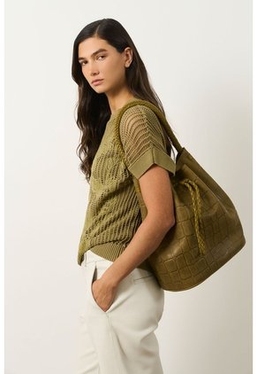 Chaleco Tejido Pata Mujer Kiwa Chaleco Tejido Pata Mujer Kiwa Verde Oliva XS VÉLEZ