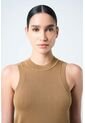 Top Tank Tejido Rectilíneo Para Mujer Manga Sisa Top Tank Tejido Rectilíneo Para Mujer Manga Sisa Miel XL VÉLEZ de Vélez