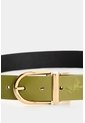 Cinturón Doblefaz En Cuero Para Mujer Yuuban Cinturón Doblefaz En Cuero Para Mujer Yuuban Verde Oliva XL VÉLEZ de Vélez