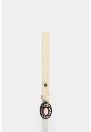 Cinturón Unifaz En Cuero Para Mujer Sierra Cinturón Unifaz En Cuero Para Mujer Sierra Crema S VÉLEZ