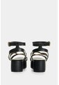 Sandalia Plataforma De Cuero Para Mujer Lagoon Sandalia Plataforma De Cuero Para Mujer Lagoon Negro 34 VÉLEZ de Vélez