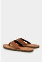 Sandalia Plana Nong De Cuero Para Hombre Capellada Bicolor Sandalia Plana Nong De Cuero Para Hombre Capellada Bicolor Miel 41 VÉLEZ de Vélez
