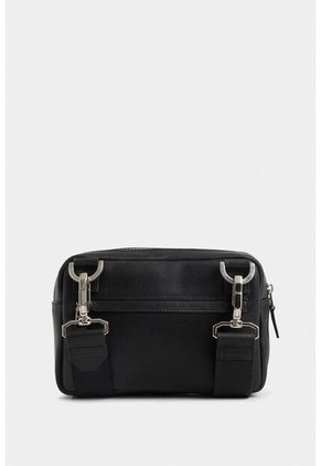 Manos Libres Bright De Cuero Para Hombre Detalle Gamuzado Manos Libres Bright De Cuero Para Hombre Detalle Gamuzado Negro VÉLEZ