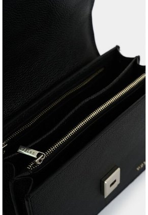 Manos Libres Garniel De Cuero Para Mujer Manija Tejida Manos Libres Garniel De Cuero Para Mujer Manija Tejida Negro VÉLEZ