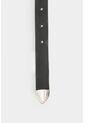 Cinturón Unifaz Hera De Cuero Para Mujer Puntera Metálica Cinturón Unifaz Hera De Cuero Para Mujer Puntera Metálica Negro S VÉLEZ de Vélez