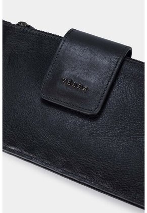 Billetera Porta Chequera Amatista De Cuero Artesanal Para Mujer Manija Anudada Billetera Porta Chequera Amatista De Cuero Artesanal Para Mujer Manija Anudada Negro Vélez