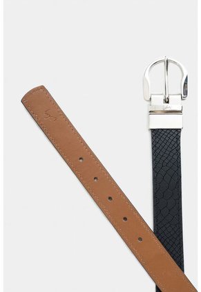 Cinturón Doble Faz Aki De Cuero Para Mujer Placa Serpiente Cinturón Doble Faz Aki De Cuero Para Mujer Placa Serpiente Negro L VÉLEZ