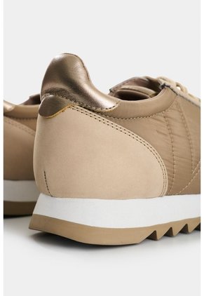 Tenis De Cuero Y Textil Para Mujer Flora Tenis De Cuero Y Textil Para Mujer Flora Arena 36 VÉLEZ
