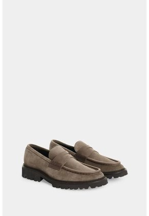 Mocasines En Cuero Para Hombre Tikal Mocasines En Cuero Para Hombre Tikal Verde Oliva 42 VÉLEZ