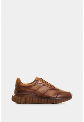 Tenis Bikal De Cuero Para Hombre Silueta Casual Tenis Bikal De Cuero Para Hombre Silueta Casual Miel 43 VÉLEZ