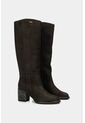 Botas Tacón Caña Alta Magnolia De Cuero Para Mujer Tipo Nobuck Negro Botas Tacón Caña Alta Magnolia De Cuero Para Mujer Tipo Nobuck Negro 39 Vélez de Vélez
