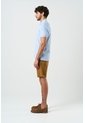 Polo Manga Corta Essential Para Hombre Textura Polo Manga Corta Essential Para Hombre Textura Azul Claro XXL VÉLEZ de Vélez