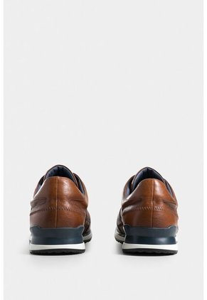 Tenis Devant De Cuero Para Hombre Cortes Efecto Envejecido Tenis Devant De Cuero Para Hombre Cortes Efecto Envejecido Miel 38 Vélez