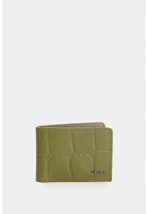 Billetera En Cuero Para Hombre Ical Billetera En Cuero Para Hombre Ical Verde Oliva VÉLEZ