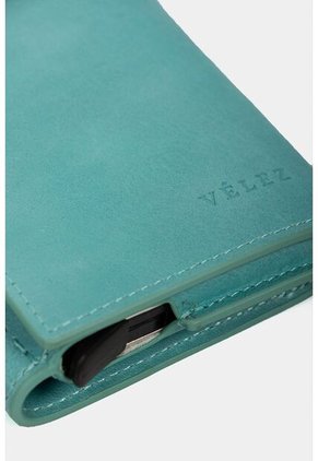 Porta Documentos De Cuero Tecnológico Porta Documentos De Cuero Tecnológico Azul Claro VÉLEZ