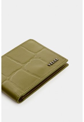 Billetera En Cuero Para Hombre Ical Billetera En Cuero Para Hombre Ical Verde Oliva VÉLEZ