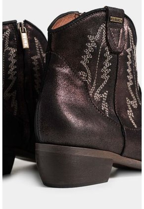 Botines Maritimus De Cuero Para Mujer Acabado Rústico Botines Maritimus De Cuero Para Mujer Acabado Rústico Cafe 35 VÉLEZ