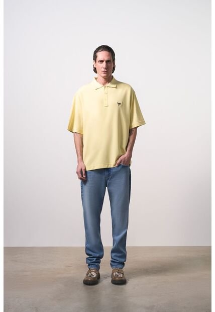 Polo Manga Corta Para Hombre Polo Manga Corta Para Hombre Amarillo XXL VÉLEZ