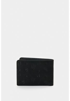 Billetera De Cuero Para Hombre Ray Billetera De Cuero Para Hombre Ray Negro VÉLEZ