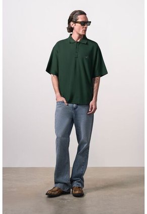 Polo Manga Corta Para Hombre Polo Manga Corta Para Hombre Verde Oliva S VÉLEZ