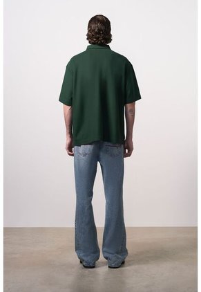 Polo Manga Corta Para Hombre Polo Manga Corta Para Hombre Verde Oliva S VÉLEZ